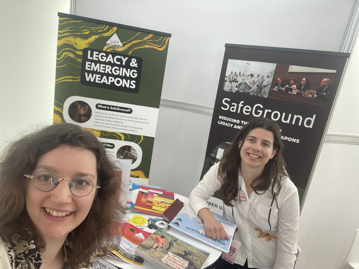 Opening morning of #LaborEngaged23 for the ALP National Conference fringe, representing SafeGround and our work on #ERW in the Pacific and #autonomousweapons