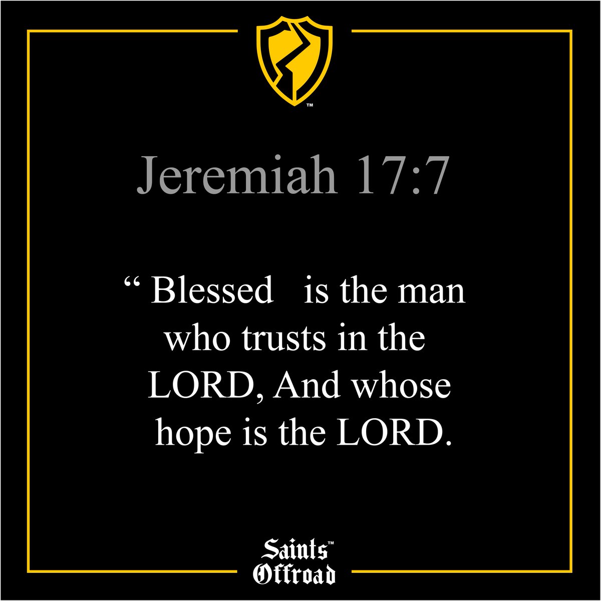 saintsoffroad's tweet photo. Mid week encouragement.

#WordofGod #JesusisLORD #Jeremiah2911 #saintsoffroad https://t.co/ndHdAG6JP1