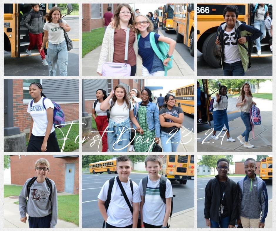 TheLeestownWay's tweet photo. First day energy was all over Leestown Middle School! We were SO excited to welcome our 7th/8th grade Chargers back AND to get to know our incoming 6th graders! @FCPSKY https://t.co/xm8xs1H7y1