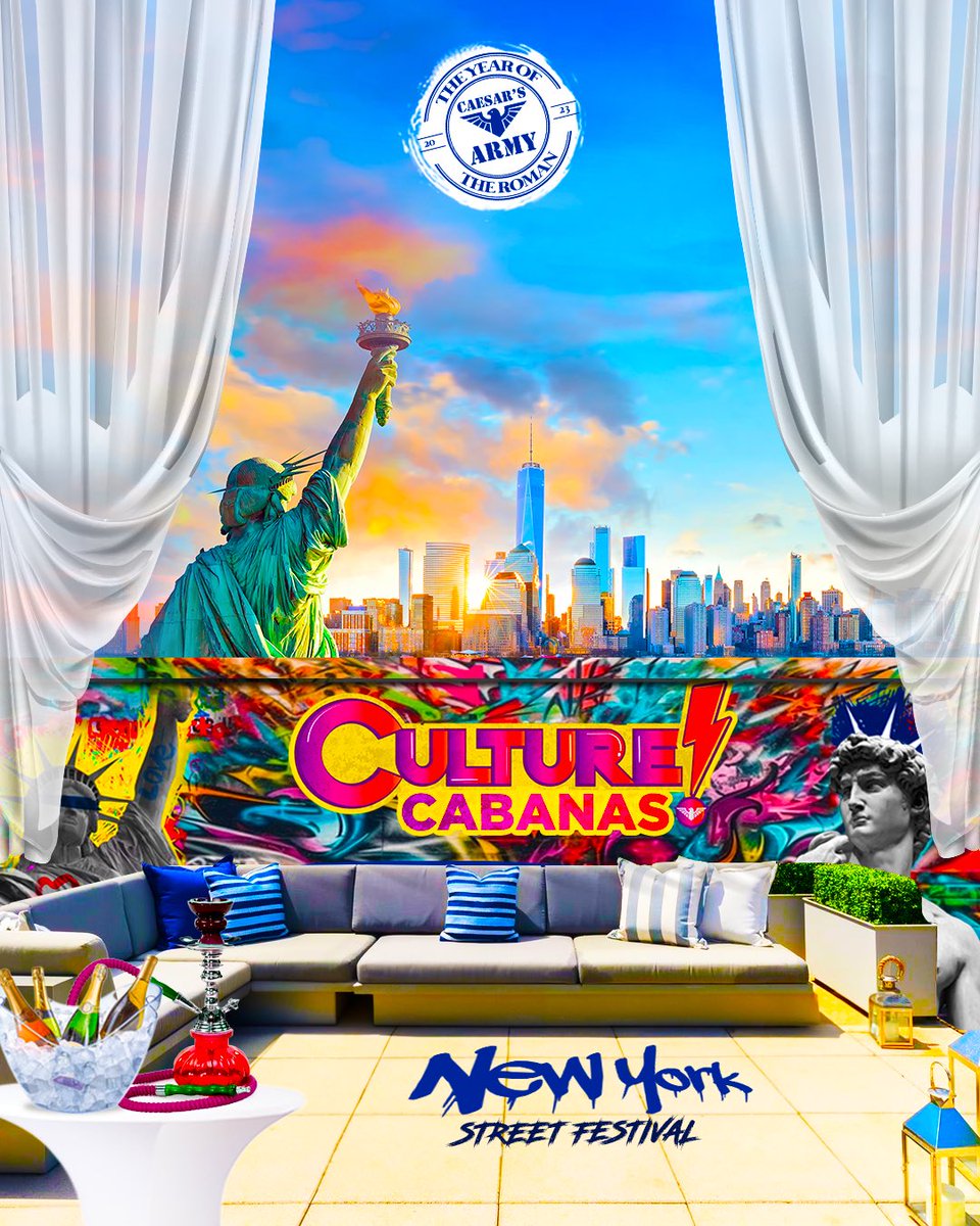 caesarsarmy's tweet image. Introducing the Culture Cabanas 

Package Includes:
Private Lounge Area
12 Tickets 
4 Premium bottles + Chaser 
1 Private Hostess 
1 Hookah 

For booking info please contact:
📧: info@caesarsarmy.com

26.08.2023
Under the “K” Bridge
Caribbean Couture

#CaesarsArmy
#MMXXIII
