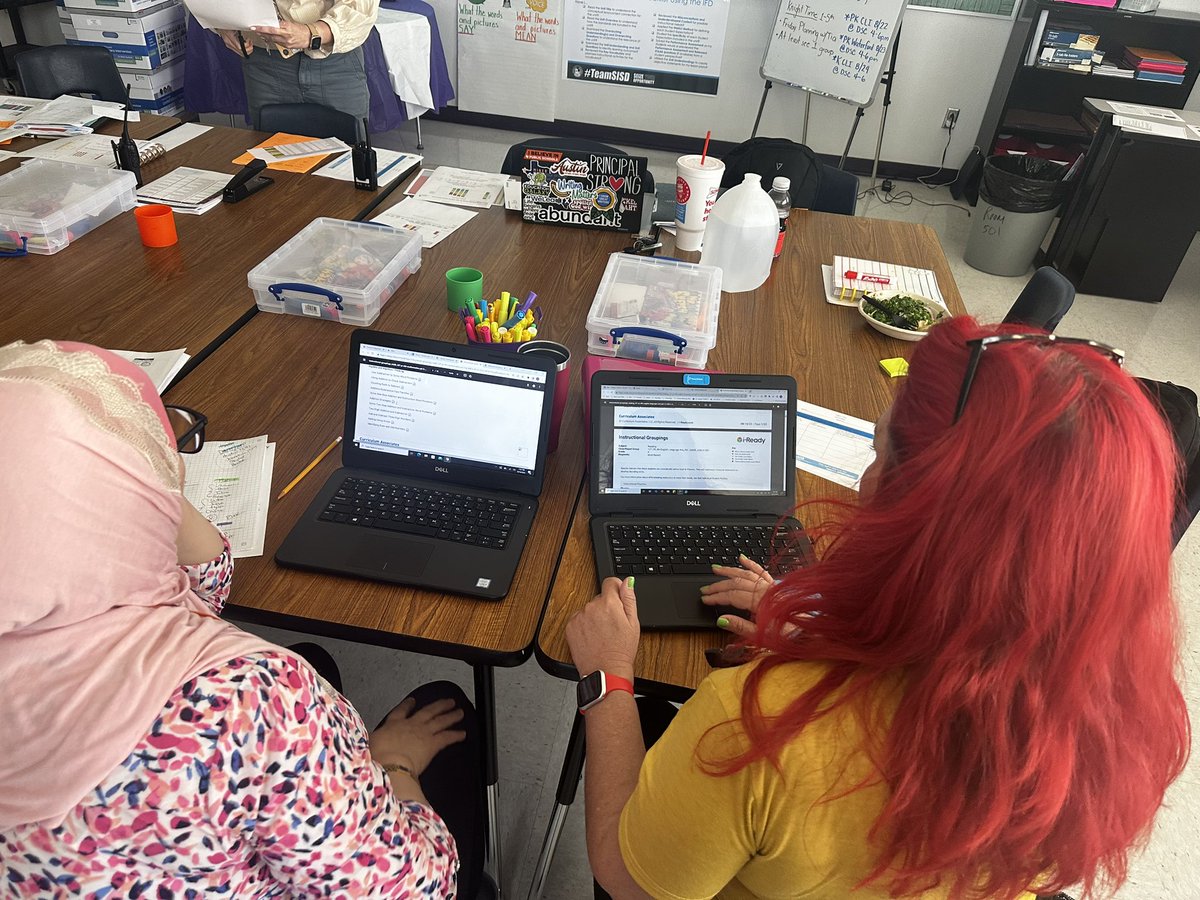 Great day of PLCs <a href="/Ituarte_ES/">Sgt. Roberto Ituarte Elementary</a>. 3-5 data digs on STAAR and <a href="/iReady/">i-Ready</a> to group students for interventions! Every Knight. Everyday. Whatever it Takes! Thank you teachers for your hard work dedication! <a href="/SISD_ES/">Jennifer Trejo</a> #ItsAnItuarteThing #KnightsChangeTheWorld #GrowthWins