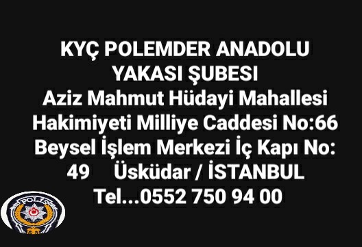 ÜSKÜDAR UMRANIYE BEYKOZ ÇEKMEKOY ATAŞEHIR  SANCAKTEPE VE KADIKOYDE OTURAN POLİS  EMEKLİLERI UYE OLMAK IÇIN POLIS EMEKLİLERI ANADOLU YAKASI ŞUBESINE ÜYE OLMAYA BEKLİYORUZ...
BİROL MIDIK 
GENEL SEKRETER