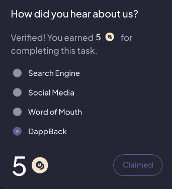 ThomasBouj's tweet photo. I just answered a super quick question about Ref Finance and DappBack rewarded me with 5 DappBack coins with their new extension! @finance_ref @DappBackHQ https://t.co/7Jx2xrodwa