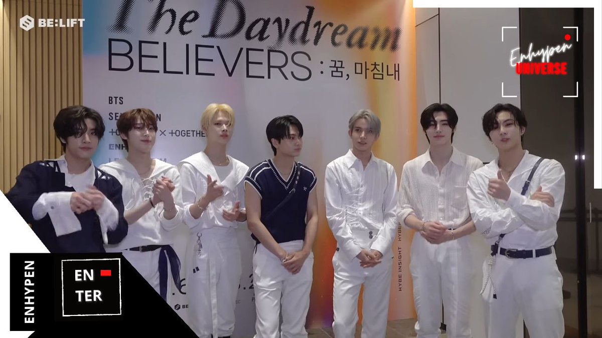 📽 | Oie Engene ~

Saiu vídeo hoje! 
Um EN-TER key da visita dos meninos na HYBE Insight.

Vão deixar amor

~ Say 

#ENHYPEN #엔하이픈 

Link: youtu.be/pZCkETdKnPo