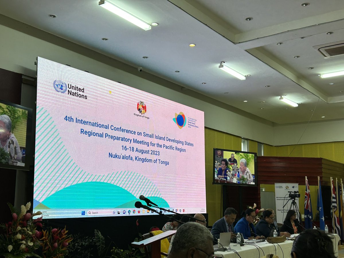 roytrivedy's tweet photo. HE Peseta Noumea Simi, Min of Foreign Affairs, 🇼🇸 Samoa emphasises the urgency of appropriate #Financing4Dev support &amp; need 2 imp ‘lesson sharing’ at the #PacificSIDS prep mtg 4 #SIDS24
@UNOHRLLS @fekita_u @UNDESA @SustDev @UNESCAP @SMarinescu_UN https://t.co/xN0giNMI6O
