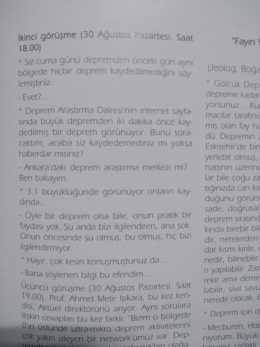 sismikveri's tweet photo. 17 Ağustos. Saat 03.00
Büyük #deprem in 2 dk öncesinde, Karamürsel de 3.1 Mw atım oldu. Afet işleri G. M. ve Alman Postdam Üniv. Ortak projesi kayıtlarına göre depremden önceki 19 saat içinde aynı bölgede tam 8 deprem oldu. Ama kandilli de bu kayıtların hiçbiri yok!
Gayet sağlam kaynaklar ;#deprem den önce  Prof. IŞIKARA'nın üst düzey bir hükümet yetkilisine durumu bildirdiği ve uyardığını ve o siyasetçi tarafından durumun gizlenmesi istendiği belirtiliyor.
Öncü depremler olan #Adapazarı #gölcük #Yalova daki deprem kayıtları silinmiş.1999 #deprem inden önce 26 öncü deprem tespit edildi ve hiçbiri tekrar etmedi, bu modele  çok parçalı kırılma  diyoruz . 1999 depremi fay üzerindeki depremlerin domino etkisi ile meydana geldi.İzmit’teki öncü depremlerin, Türkiye’de her yıl meydana gelen binlerce küçük depremden ayırt edilebilir bir niteliği yoktu. Meydana gelen #deprem lerin sonuncusu 7.4 büyüklüğündeki depremi harekete geçirdi.Hayvan ve doğa anomalisi kimse tarafından önemsenmedi.Hala olduğu gibi önümüze konan engeller olmasaydı bir kestirim yapılabilirdi!