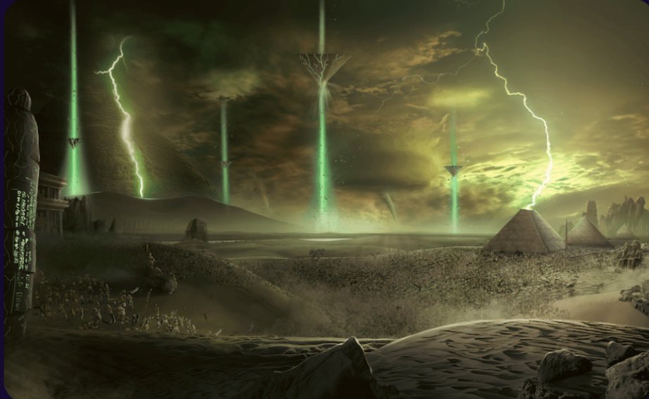 CryptoPharaohs_'s tweet photo. ✨ The Dark Kingdom Battleground ✨

An expansive view of the Dark Kingdom, a terrain of turmoil, chaos, and struggle. 

Mint this majestic collection for just 1 Flow 

Limited supply!!!

https://t.co/6DgKeWDtOa

#nft #pharaohs #flowverse #Egypt #gods #Mint #contest https://t.co/5iPHzr2p8r