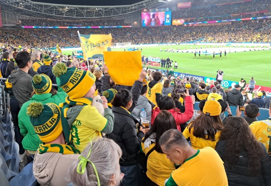 Amazing to watch the #matildas    in 2023 world cup with all my family that could logisticly go.. what a thing to brag about in the future. #APointInHistory #PowerOfSport