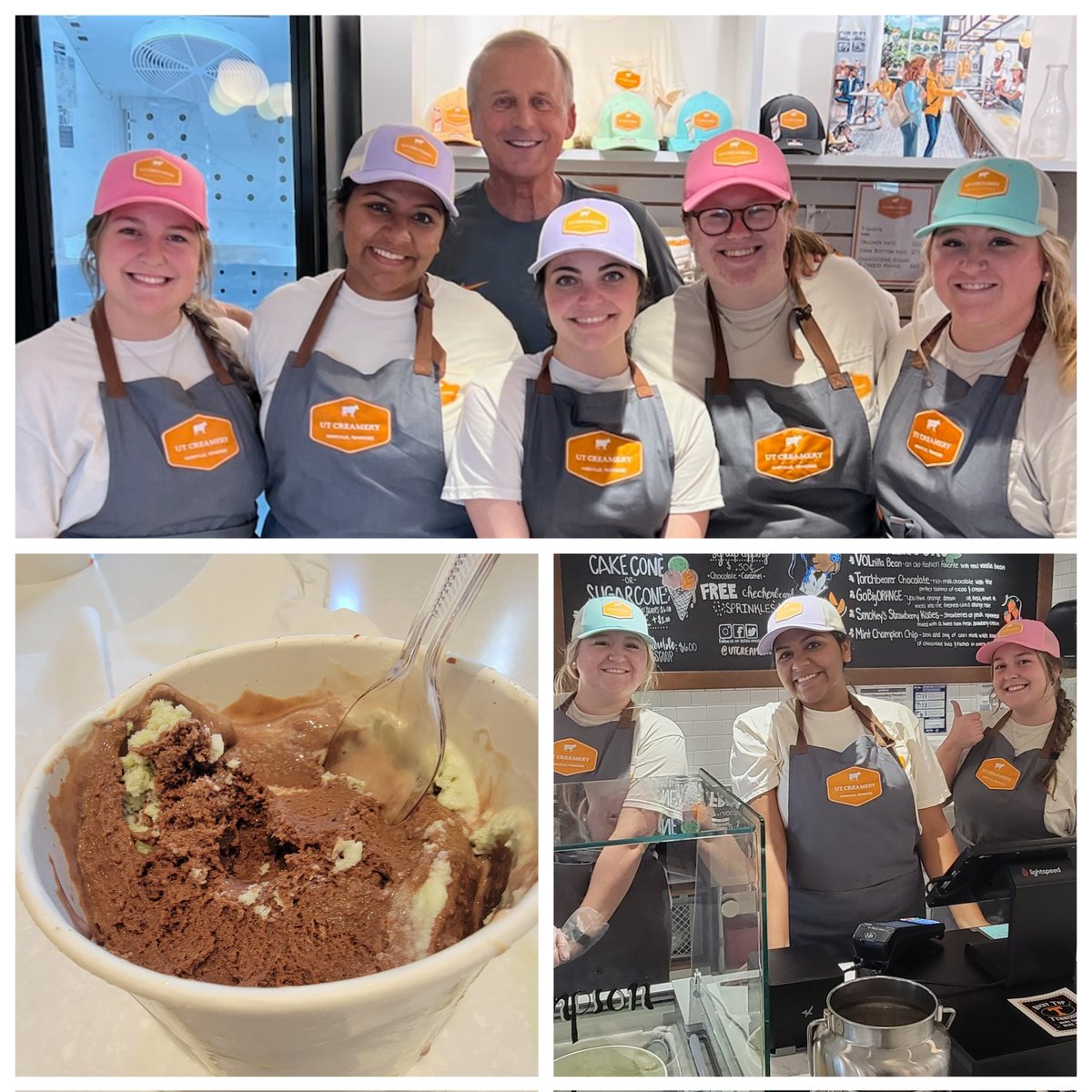 Highly recommend the <a href="/UTIAg/">UT Institute of Agriculture</a> new UT Creamery.  However, if you go with a certain coach and <a href="/KC4UTIA/">Keith Carver</a>, you won't get as much.  Go check em out!!