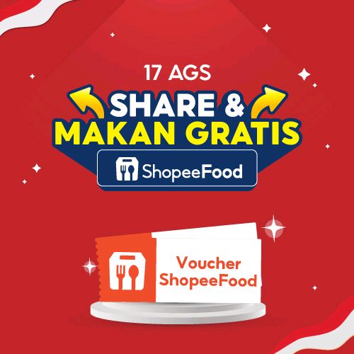 [MAKAN GRATIS 17 AGS!] Mau tau caranya? Yuk, gabung grup Shopee-ku sekarang juga dan ajak temanmu untuk dapetin Diskon 100% s/d 20RB!  Langsung klik di sini 👉 shp.ee/4yrdvmj6c99