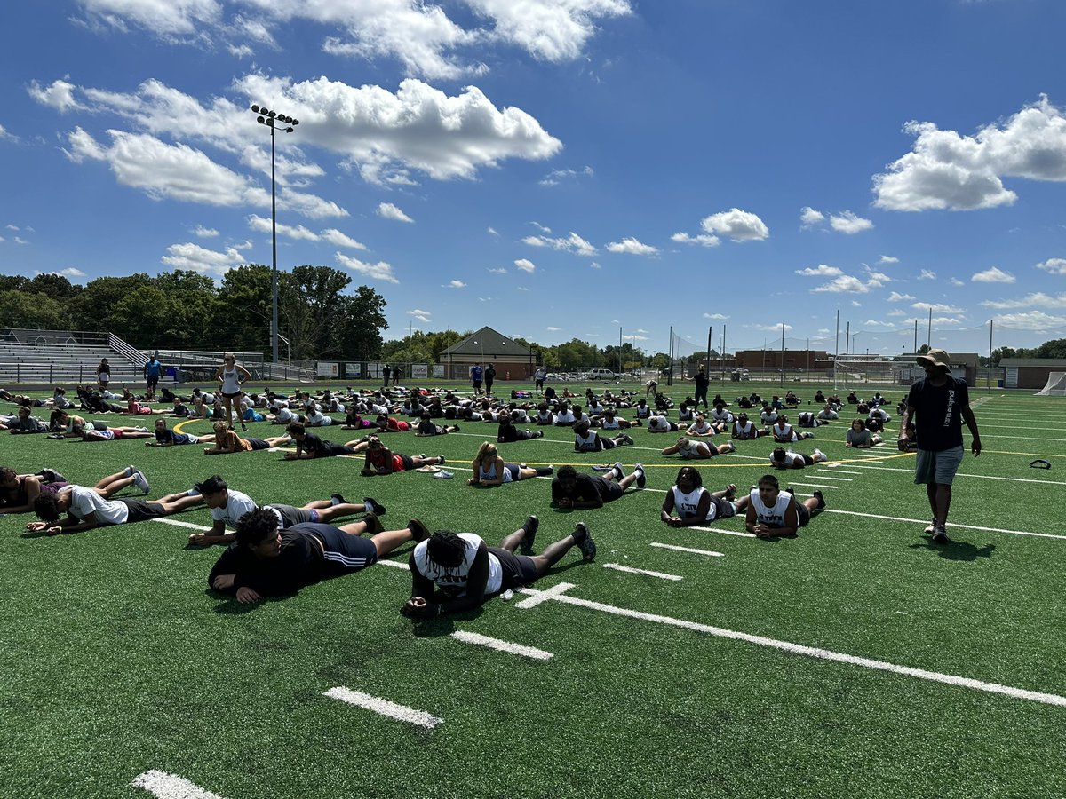 Here we go Raider Nation, Run As One! Thanks Coach Derek for the reset today. Great to see many of our fall student athletes and coaches working on the mind and body. Let’s Go!