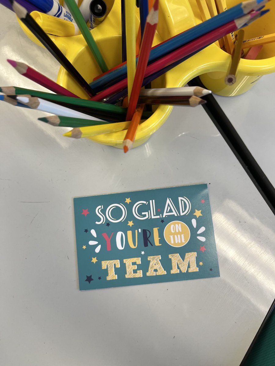 Grateful to ⁦<a href="/NarancaMustangs/">Naranca Elementary School</a>⁩ admin for the encouraging note left on our desks the first day of school! #Relationships #firstdayofschool ⁦<a href="/CajonValleyUSD/">CajonValleyUSD</a>⁩