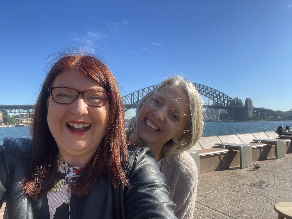Too much fun at the Sydney opera house coffee shop