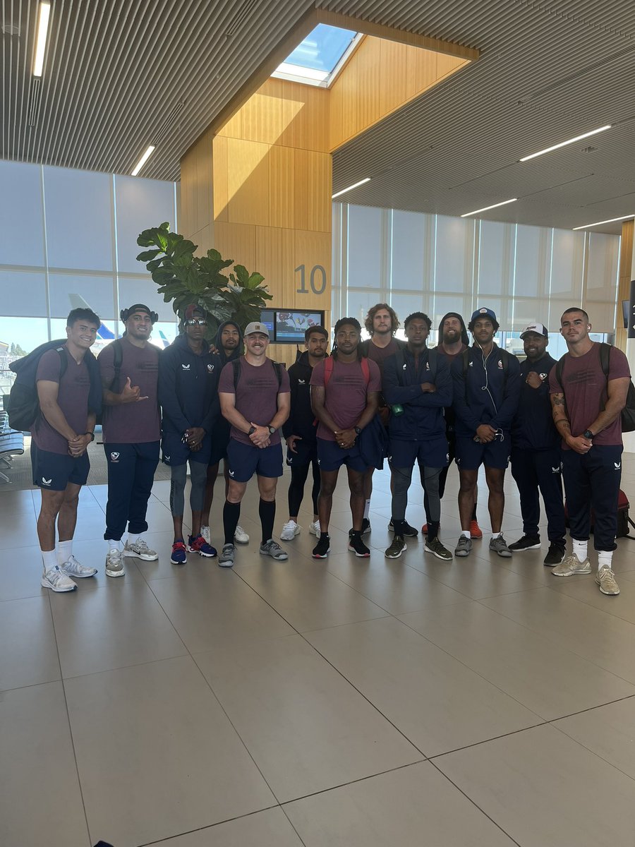 Arrived. 

📍 Langford, BC
🔜 RAN Sevens