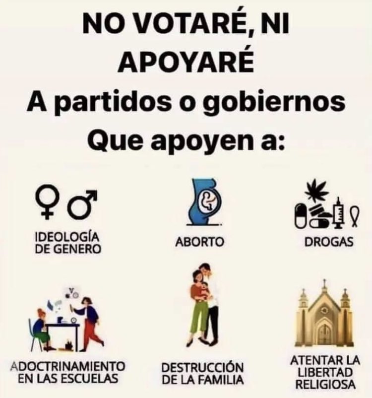 Amparo_Medina's tweet photo. Hagamos un voto responsable, no somos ni ricos, ni pobres, somos hijos de Dios, no dejes que nos dividan bajo sus ideologías. Al morir TODOS daremos cuentas a Dios de nuestros actos 👇🏽 #Piénsalo 

#Elecciones2023 https://t.co/NIAQbkCLa5