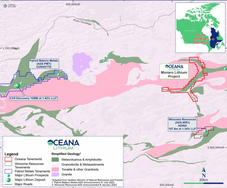 Oceana Lithium tweet media