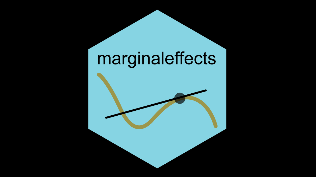 VincentAB's tweet photo. {marginaleffects} 0.14.0 for #RStats offers more reliable estimation of std errors and lots of cool features. Everyone should upgrade now. BTW, we just got a fancy  new domain: https://t.co/VGkGBtJTdA While you're there check out the revamped bilingual (R/Python) Get Started page https://t.co/ukXMk6jSrw