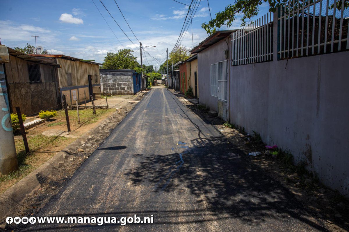 "Continúa el Gobierno Sandinista en la Restitución de Derechos a las Familias Nicaragüenses" 👨‍👩‍👦‍👦✊🏻

Esta semana, la <a href="/alcaldia_mga/">Alcaldía de Managua</a>, culminará la pavimentación de 6 cuadras en el grupo D de Villa Venezuela, perteneciente al Distrito 7 de Managua.