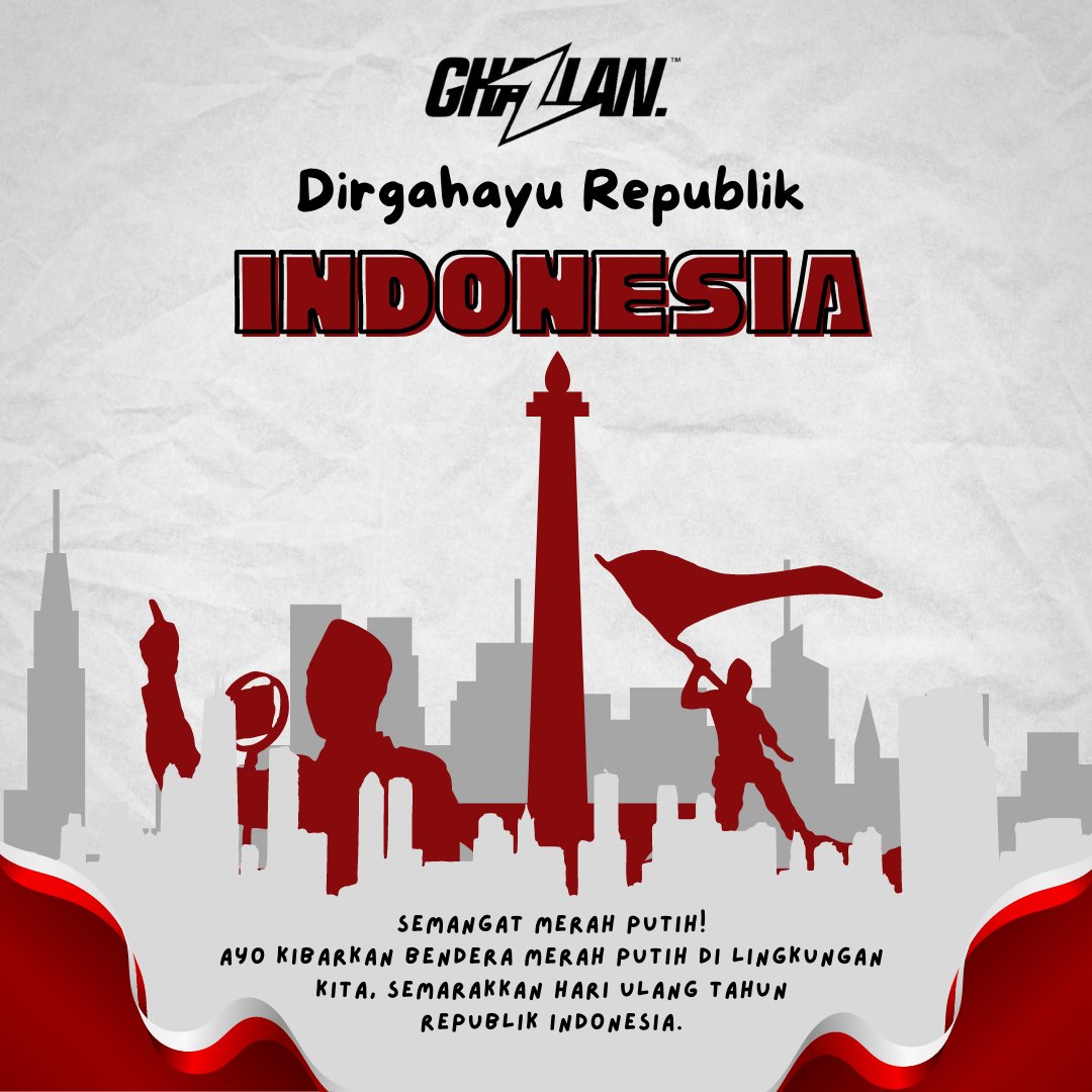 Ghazlan_kaos's tweet photo. Dirgahayu Republik Indonesia 78 tahun.
Teruslah kobarkan semangat perjuangan dan nasionalisme untuk Indonesia

#17agustus #Dirgahayu #DirgahayuIndonesia #HUTRI #Merdeka #harikemerdekaan #78tahun #78tahunIndonesia #Kamis #Ghazlan #Indonesia https://t.co/TNHVlT0iOE