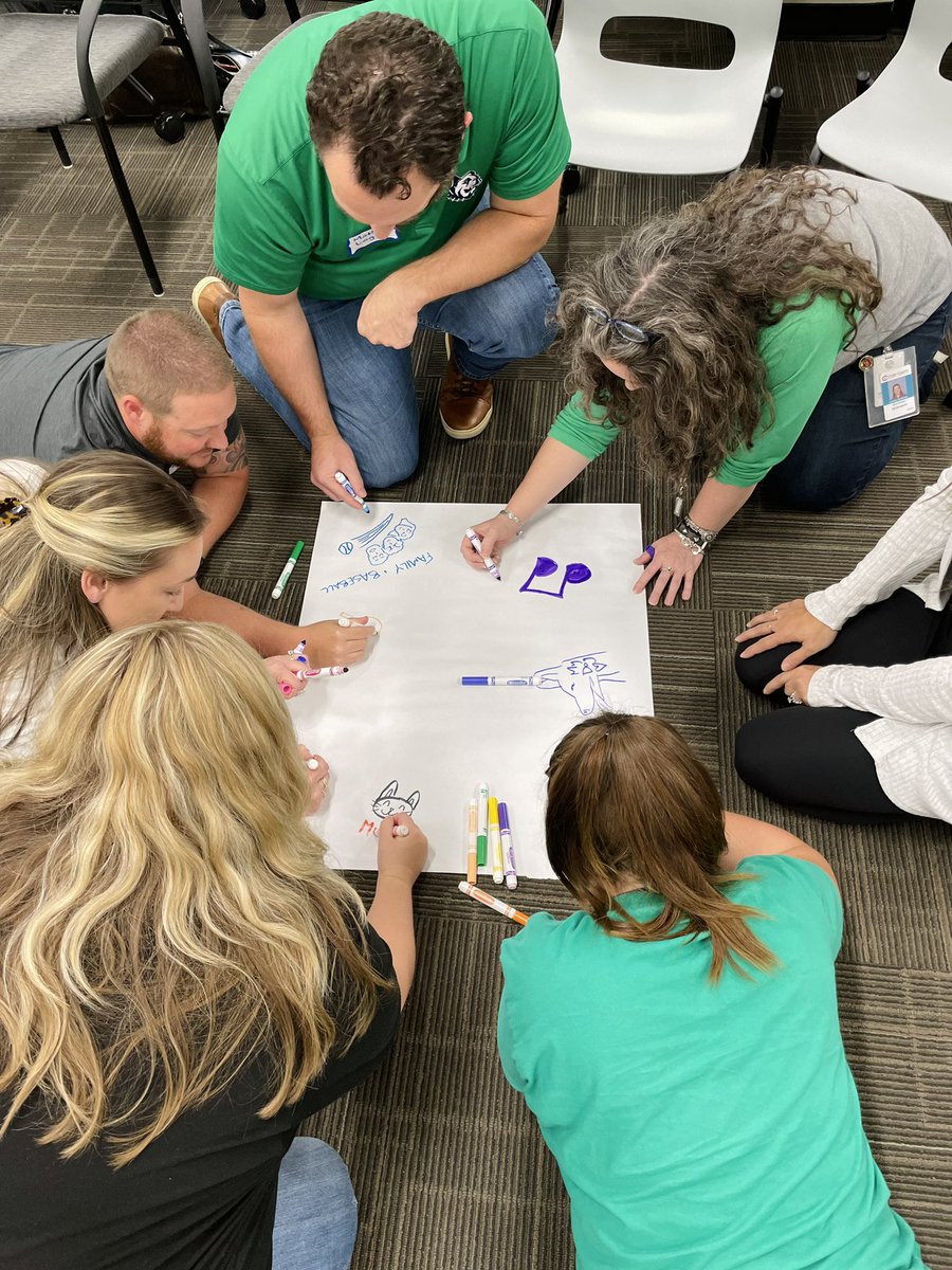 joslin_maxwell's tweet photo. These @sourcesstrength Adult Advisors did an amazing job creating their strength posters today! So proud of all of the collaboration that took place during our training &amp; I know they will inspire their students to feel even stronger this year! 🌟 @cobbpositivesc1 @CobbSchools https://t.co/LRYw1b9VNh