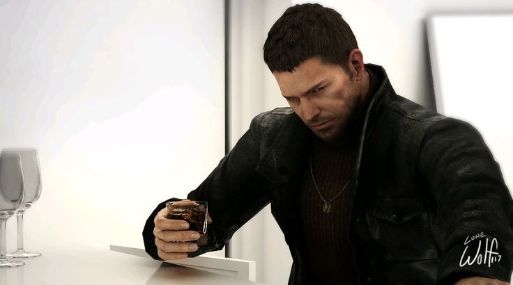 Working so hard for the public's safety is finally weighing on him. He's tired... He's so tired.

"Sigh..."

He downs his whiskey in one gulp.

//As am I 😭 Art by: LuneWolf