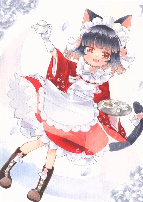 #黒猫感謝の日 うちの子黒猫、なおちゃん黒猫大好きです 
