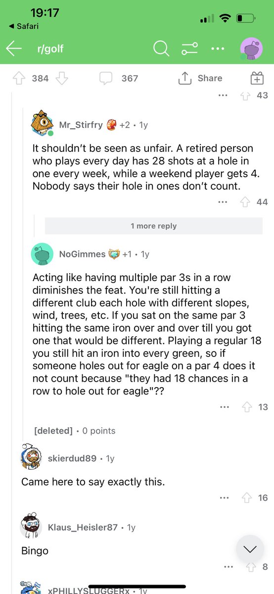 aunderscorepost's tweet photo. @FrankieBorrelli Here is the most solid argument I’ve seen to support you and @RiggsBarstool for your par 3 course hole in one…just makes sense https://t.co/F6iTSsH2e1