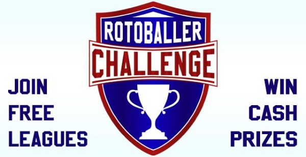 RotoBaller's tweet photo. 👑 The 2023 #RotoBallerChallenge is FREE to enter, with $500 in cash prizes and more freebies.

🏈 Want to compete against #RotoBaller readers and writers? Think you can beat us in #fantasyfootball?

➡️ Join a free league: https://t.co/VLNPtGRatw

➡️ More: https://t.co/ZzsB06YV3B https://t.co/HPOeuQQ0lR