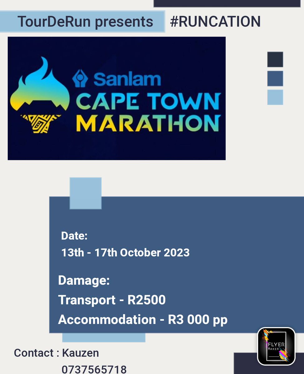 kauzen1's tweet photo. Still looking for transport or Accommodation to Cape Town #SanlamMarathon asambeni #RunningWithSoleAC
#RunningWithLullubel
#FetchYourBody2023 
#IPaintedMyRun 
#RunningSpaces https://t.co/kwaNJAAUIe