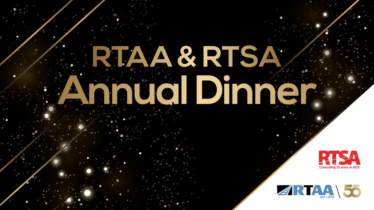 Tonight is the night!

We are beyond thrilled to celebrate RTAA's 50th Anniversary tonight at Crown Sydney.