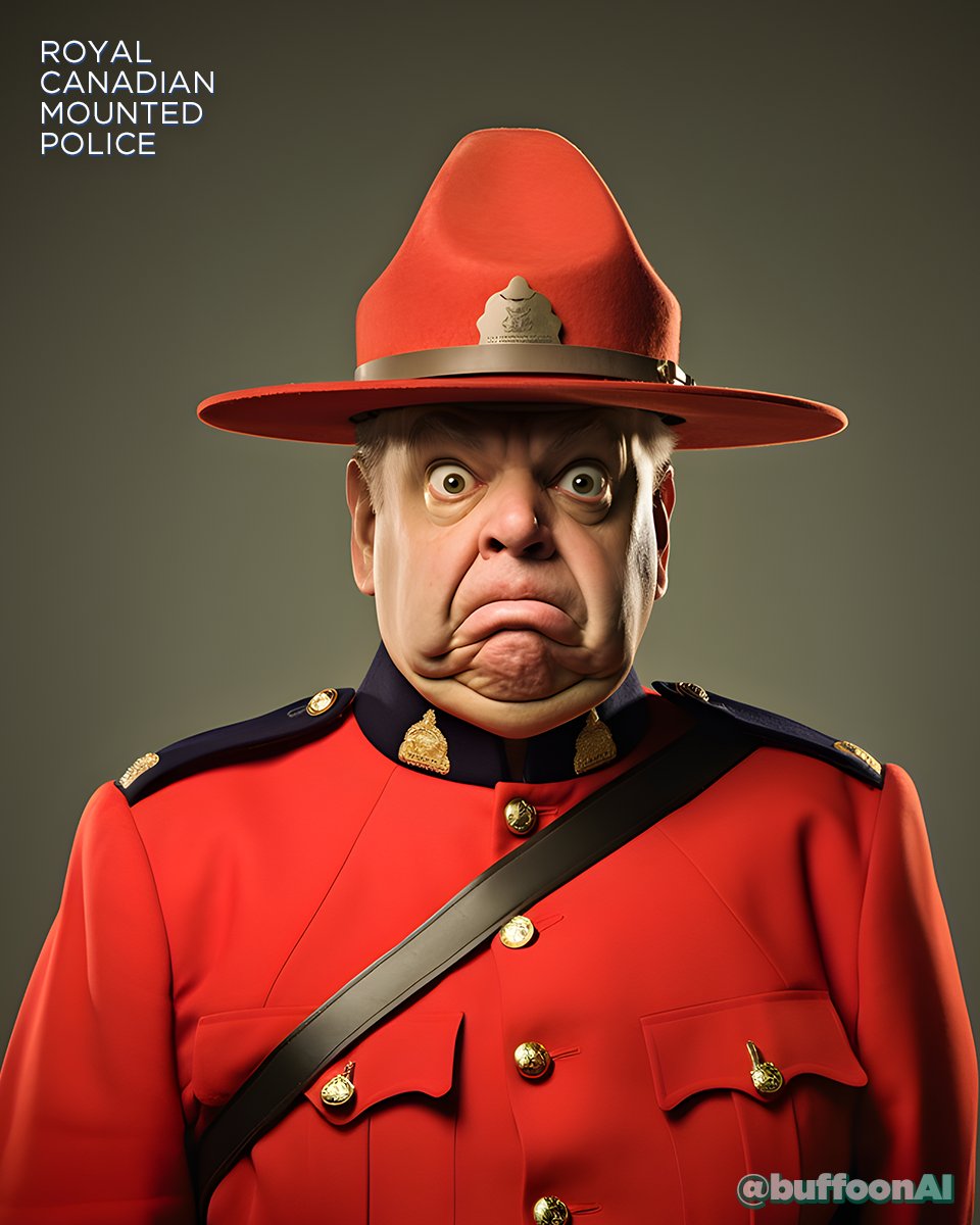 buffoonai's tweet photo. The distinguished gentlemen of the Royal Canadian Mounted Police. New video drops tomorrow morning featuring these guys. π«‘ π¨π¦
#buffoonai #aicanfeel #art #drawing #illustration #artist #artwork #digitaldrawing #digitalillustration #aiart #aiartwork #midjourney #midjourneyart #midjourneyai