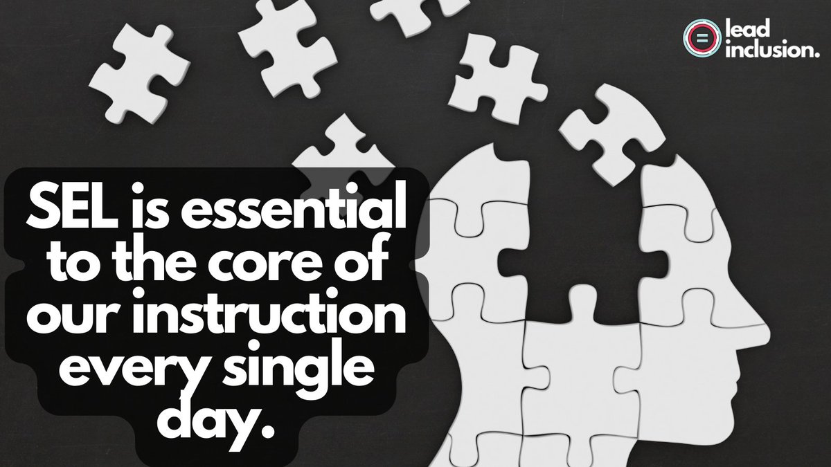 leeannjung's tweet photo. 🧠 Teaching emotional regulation is not as simple as having an "SEL class" or relegating it to a counselor or advising. #SEL is essential to the core of our instruction every single day. #LeadInclusion #EdLeaders #Teachers #UDL #TeacherTwitter https://t.co/WZgQaO2CMG