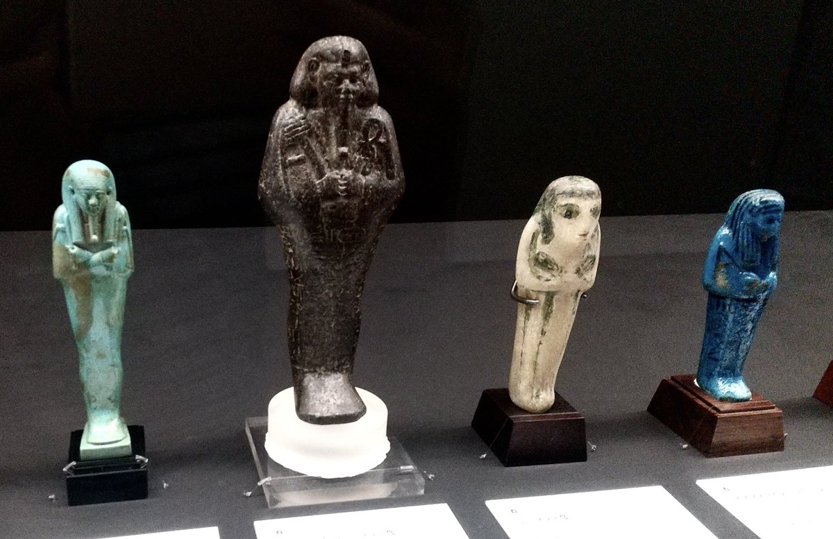 実習生のお気に入り】#古代エジプト美術館展 来世の辛い労働から逃れる