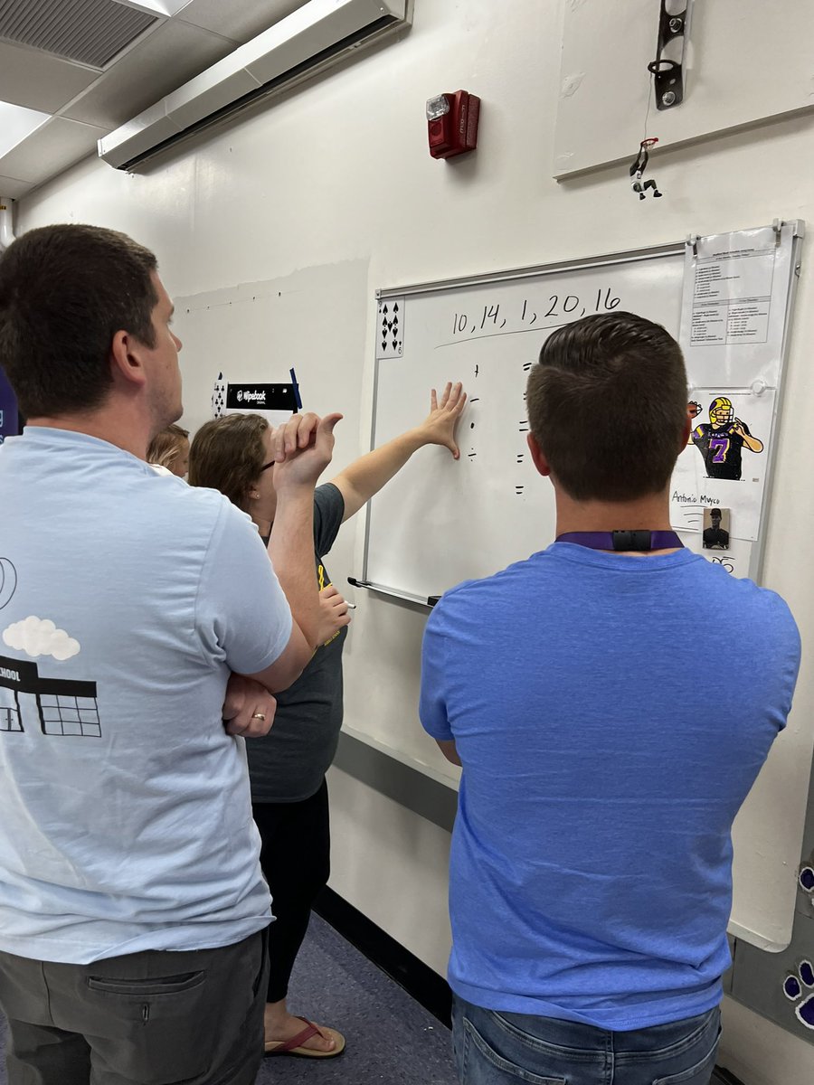 KlockeKelly's tweet photo. We had a great time the last couple days learning and collaborating. We’re prepped and ready to roll for Monday! #pd #afftonlearns #backtoschool https://t.co/YvPV8n769H