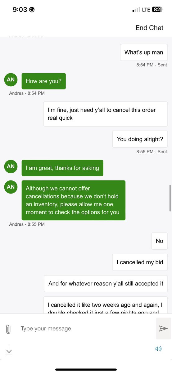 thefaceofmars's tweet photo. @stockx y’all better get me my money back. https://t.co/sTglMiGYK7