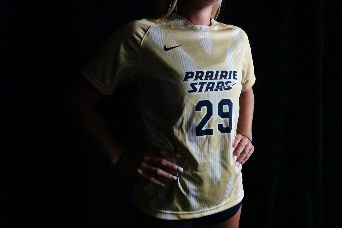 UISWSoccer's tweet photo. Jersey Reveal👀

Come see us rock our new Vegas Gold kits in our first exhibition game of the preseason tomorrow vs Parkland at 6:00pm in Kiwanis!!🤩

#WeAreStars #ShineBright #ProtectThePrairie 

⚽️🌟💖 https://t.co/vbAL0LvcVd