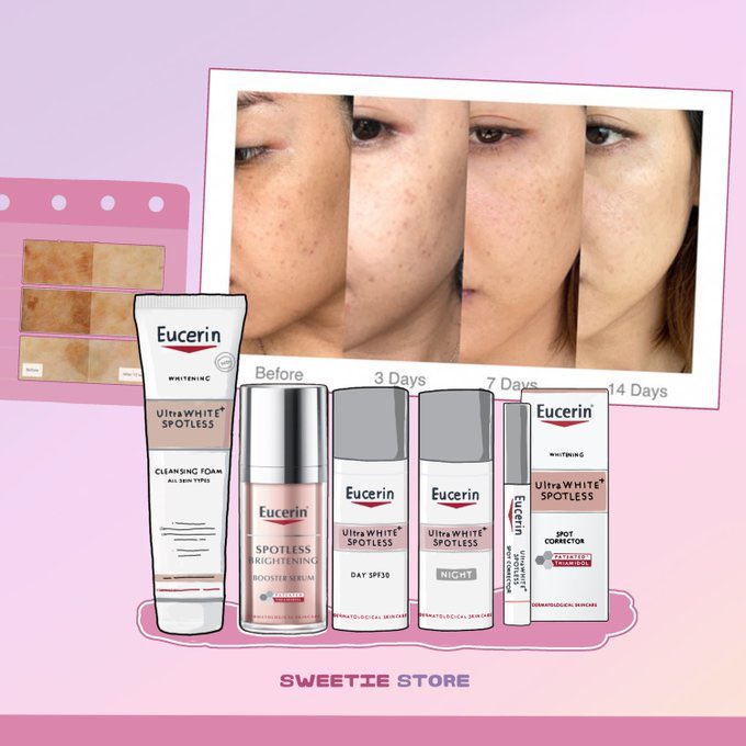 sweetie2store's tweet photo. Spotless brightening ตอบโจทย์
- คนที่มีปัญหาเรื่องฝ้าแดด กระ จุดด่างดำ 
- ผิวหมองคล้ำ ไม่กระจ่างใส

สนใจสินค้า | ติดต่อสอบถาม
ทักdmมาได้เลยงับ
#eucerin #eucerinthailand #ยูเซอริน #มาตาลดาตอนจบ https://t.co/bs19BZKTpu