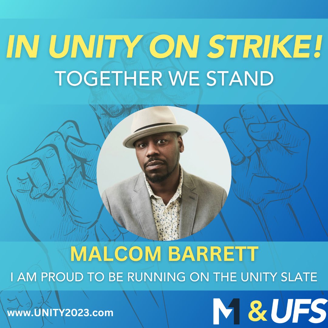 malcolmbarrett's tweet photo. Running for SAG-AFTRA delegate. 

#UNITY2023
#DrescherFisher2023
#membershipfirst 
#uniteforstrength 
#SAGAFTRAstrong https://t.co/fsJfct84Li