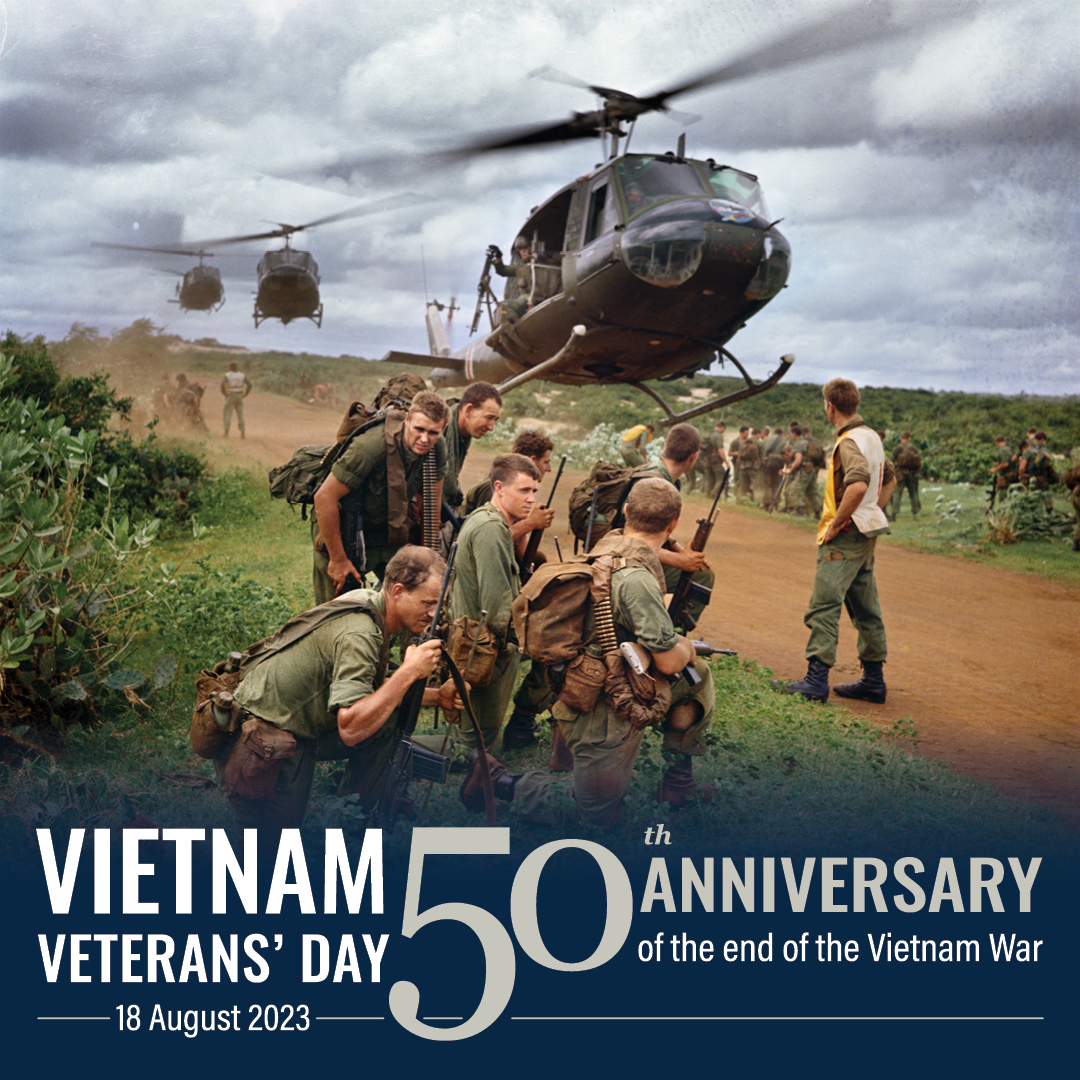 RSLNSW's tweet photo. Commemorative services to acknowledge the 50th anniversary of the end of Australia’s involvement in the Vietnam War will be held tomorrow. 

If you're in Sydney, join us tomorrow at the Cenotaph, Martin Place at 11am for the official NSW commemorative service. https://t.co/IkpaJrrGA9