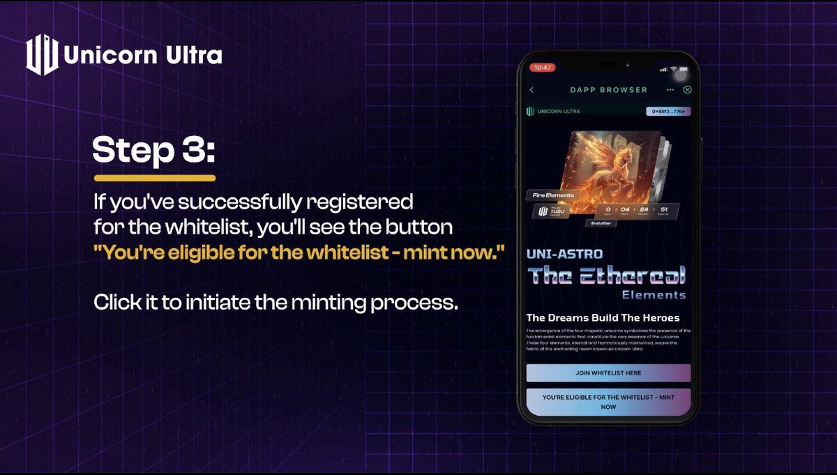 u2u_wallet's tweet photo. 🌟 Minting your 𝐔𝐧𝐢 - 𝐀𝐬𝐭𝐫𝐨 𝐓𝐡𝐞 𝐄𝐭𝐡𝐞𝐫𝐞𝐚𝐥 𝐄𝐥𝐞𝐦𝐞𝐧𝐭𝐬 is a breeze! 

📌  Important Dates:
Whitelist Mint: 2 PM UTC, August 17th
Public Mint: 2 PM UTC, August 18th

🪐 Get your U2U Nebulas Testnet at: https://t.co/mvQbyTG4tD

Here’s how ⤵️ https://t.co/1Pqp2P29ZU