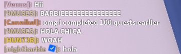 M0TOPRINCESS's tweet photo. ( ROYALE HIGH ) Update.. I'm not even kidding when I say this but barbie joined my server out of the blue and went into my dorm and said it was cute. i'm shocked but anyways https://t.co/SHja5090rF