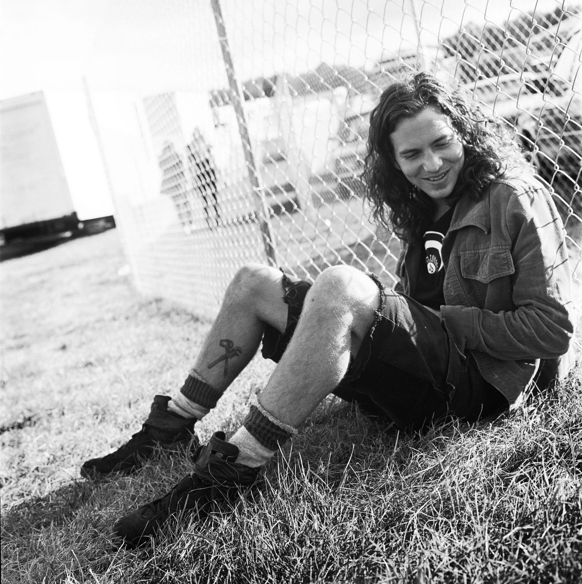 31 years ago this week , I met and photographed Eddie Vedder / Pearl Jam for the first time at Lollapalooza in NJ with my Rolliflex twin lens camera , my first medium format (which I still have and use today) .