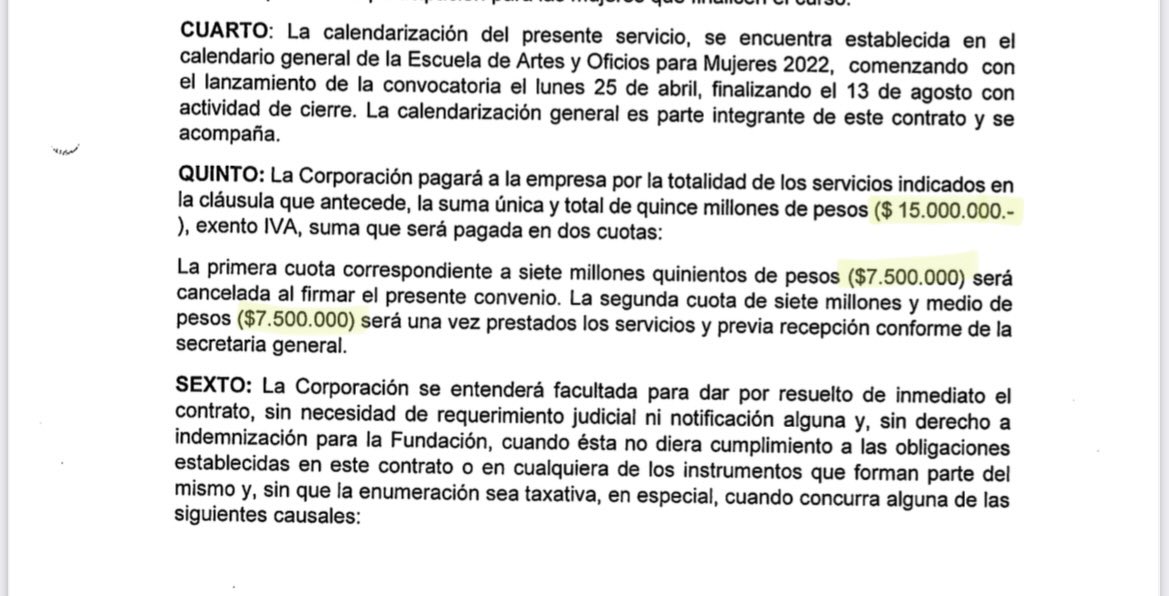 DRESTRUM__Pl's tweet image. 🔴 Adivinen qué hacía Carolina Arredondo antes de ser ministra… 

¡Exacto! Tiene una fundación y firma convenios con el estado. Por ejemplo aquí uno por 15 millones por dar un par de charlas en Pudahuel. 

Boric elige los ministros con pinzas. 👀