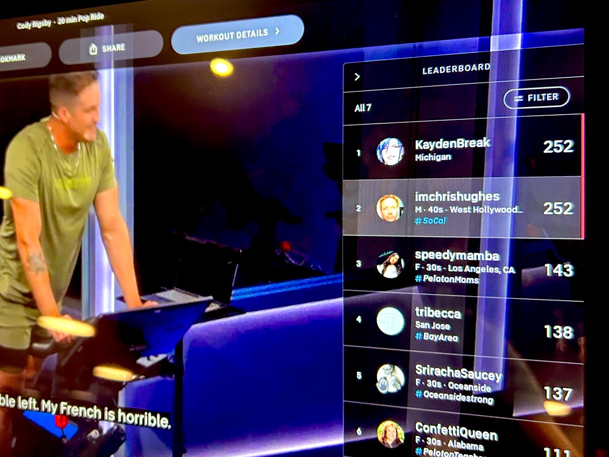 ImChrisHughes's tweet image. I was robbed! #peleton #fitness #exercise