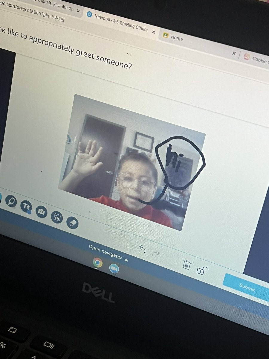 HeatherbraeCSD's tweet photo. Today Ms. Ellis’ 4th graders had fun using Nearpod to learn about our Boys Town skill of the week, Greeting Others appropriately! 

#HuskyPride #BoysTown #Hello https://t.co/HsFyC5vov2