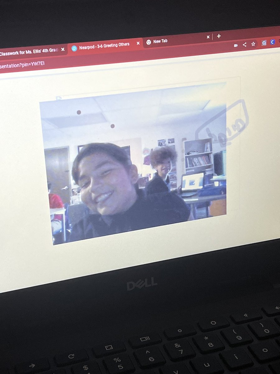 HeatherbraeCSD's tweet photo. Today Ms. Ellis’ 4th graders had fun using Nearpod to learn about our Boys Town skill of the week, Greeting Others appropriately! 

#HuskyPride #BoysTown #Hello https://t.co/HsFyC5vov2
