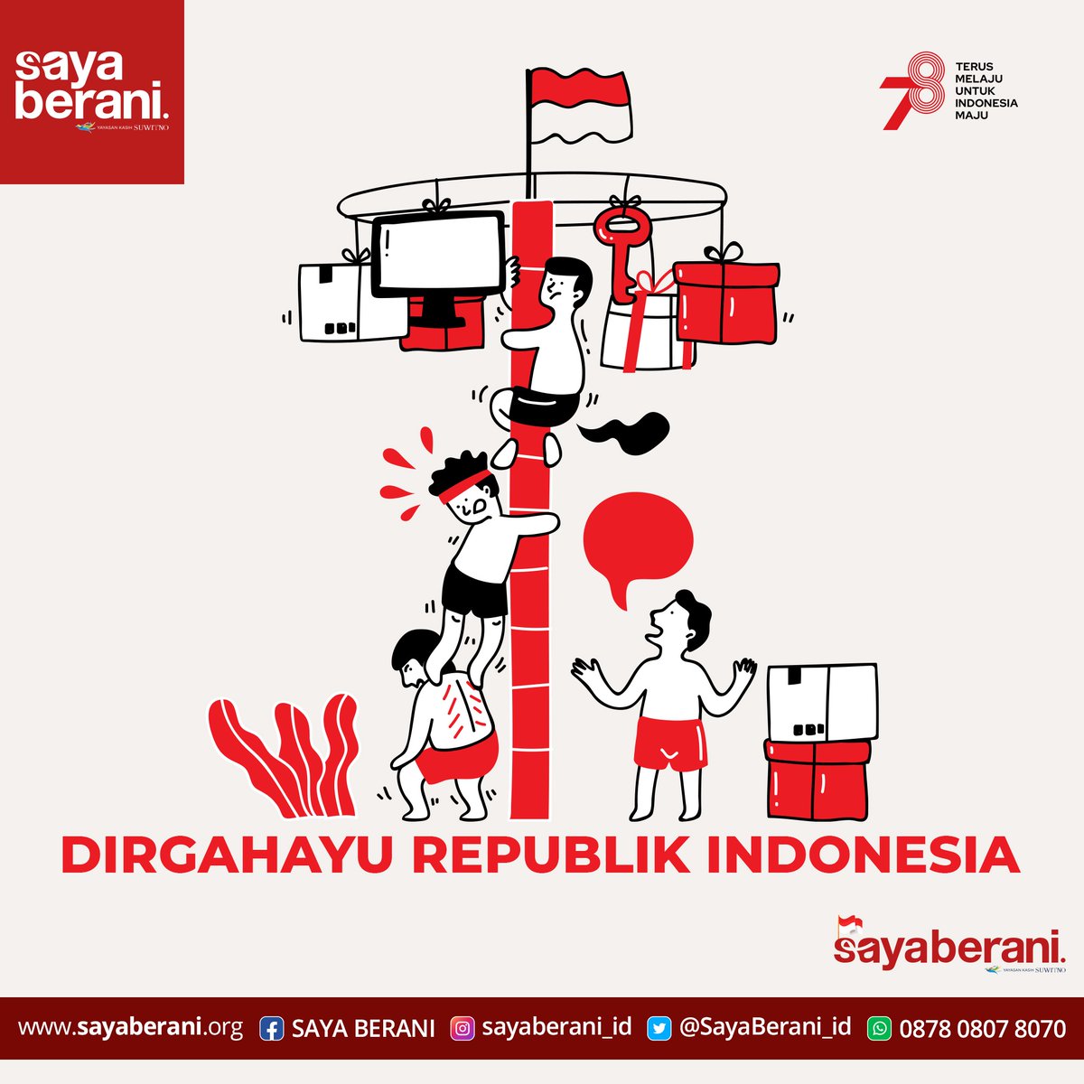 Dirgahayu Republik Indonesia yang ke-78 🇮🇩🇮🇩🇮🇩🇮🇩🇮🇩🇮🇩🇮🇩

#SayaBerani