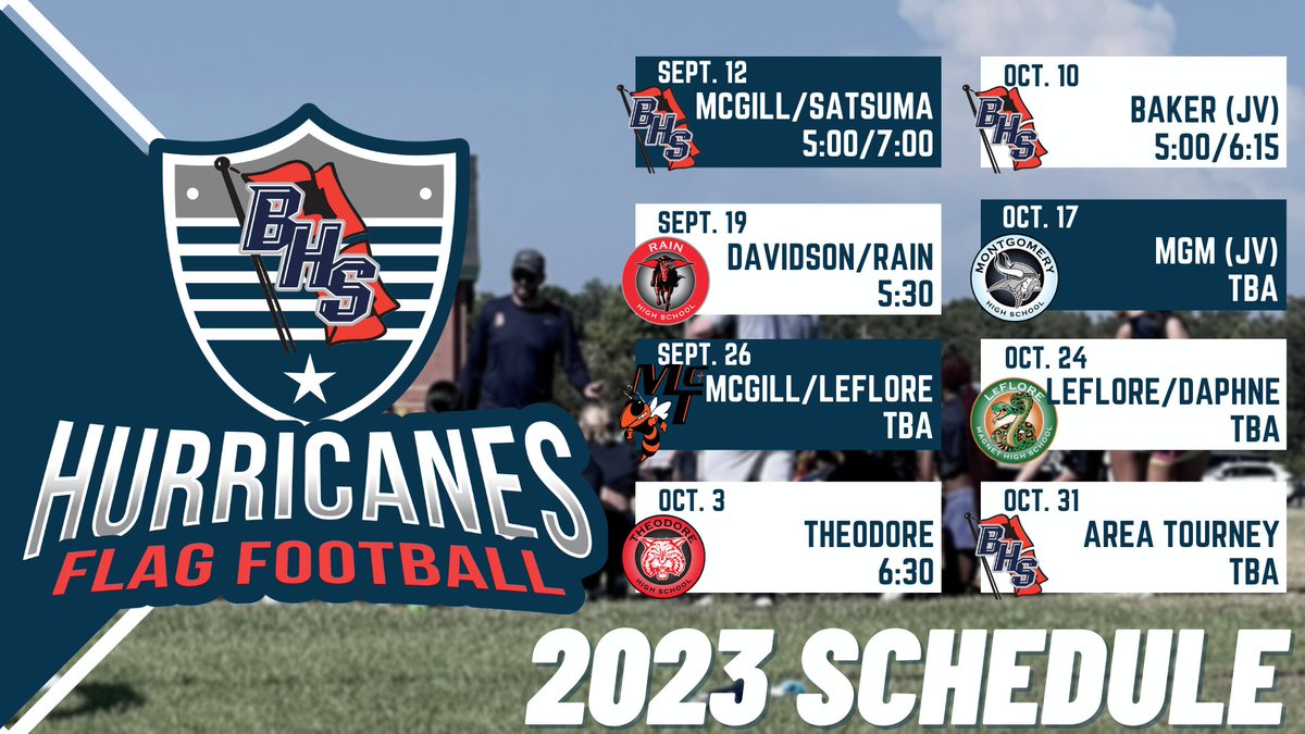Alma Bryant HS (@almabryanths) on Twitter photo 2023 Alma Bryant Hurricanes Flag Football Schedule
#MakingHistory #BryantBuilt #HurricaneSZN
<a href="/MCPSSathletics/">MCPSS Athletics</a> <a href="/zward4/">Zack Ward</a> <a href="/dsprinkmcpss/">David Sprinkle</a> <a href="/AlmaBryantCoach/">Ricky Miller</a> <a href="/Eyenetwork1/">Eye Network</a> 2023 Alma Bryant Hurricanes Flag Football Schedule
#MakingHistory #BryantBuilt #HurricaneSZN
<a href="/MCPSSathletics/">MCPSS Athletics</a> <a href="/zward4/">Zack Ward</a> <a href="/dsprinkmcpss/">David Sprinkle</a> <a href="/AlmaBryantCoach/">Ricky Miller</a> <a href="/Eyenetwork1/">Eye Network</a>