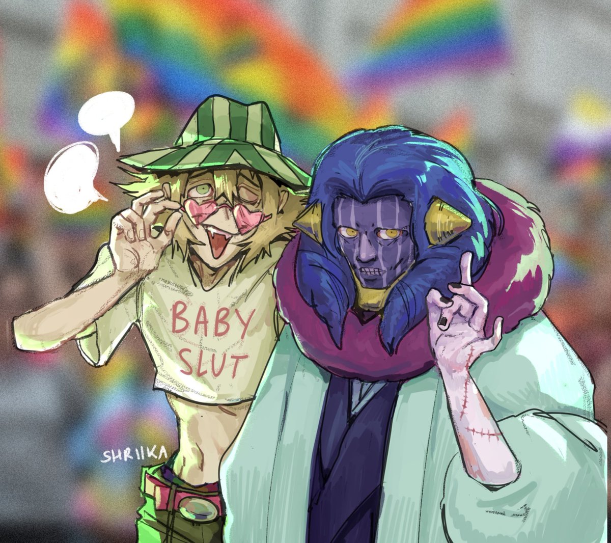 mayuri and kisuke at pride?!