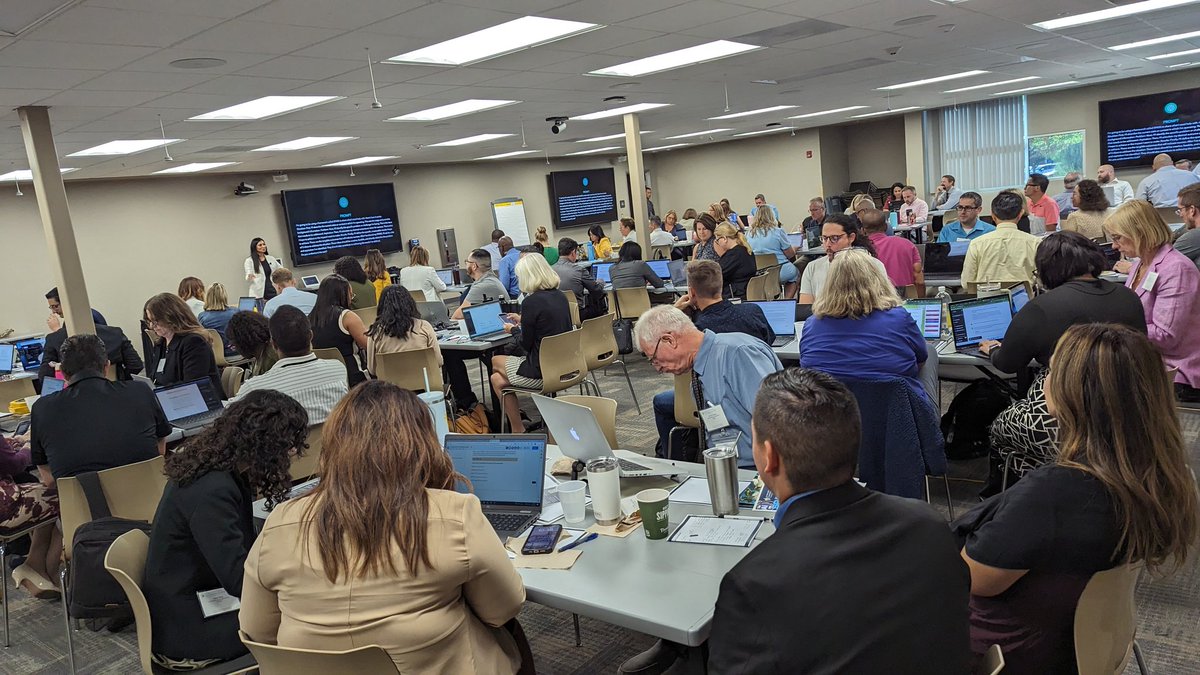 SBCSS_EdTech's tweet image. Wonderful day of learning with @askMsQ at @SBCountySchools.
Today nearly a 100 district administrators came for this day of learning about AI Literacy for Leadership workshop in Rancho Cucamonga.
Thank you @askMsQ for asking the questions to prompt our thinking.